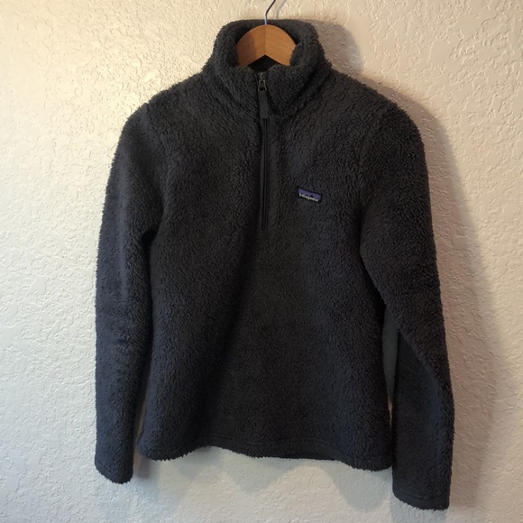 Women's Patagonia Los Gatos 1/4 Zip Fleece Dark gray - Picture 7 of 15
